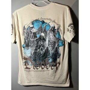 Y2K Graphic Grim Reaper Gothic Tee Men's Size Large